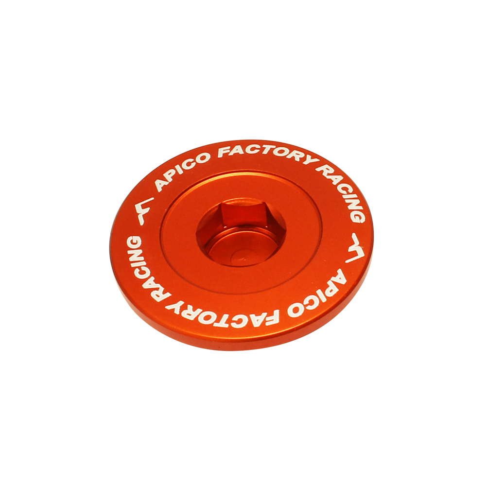 ENGINE PLUG KTM/HQV/GAS SX-F/FC250-450 11-25, EXC-F/FE250-450 12-25, MC-F/EC-F250-450 21-25  ORANGE (R)